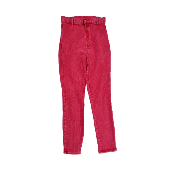 Denim Republic Denim - Denim Republic Womens Jeans Red High Rise 11/12